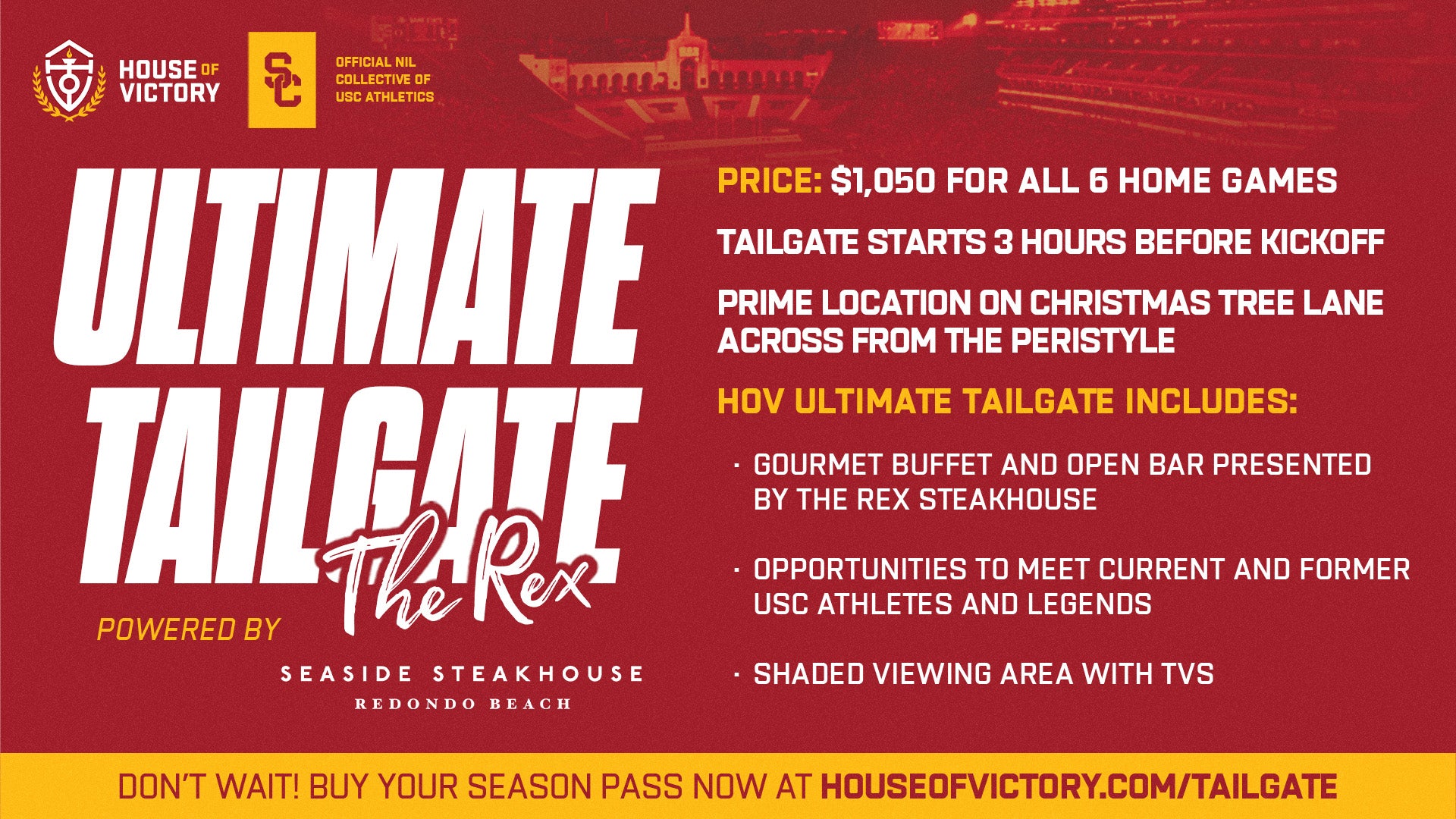 House of Victory's Fan-Favorite Ultimate Tailgate Returns